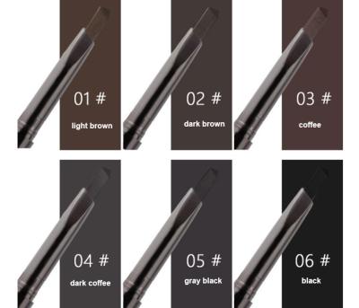 China 2021 Logo Makeup Male 6Colors Mustache Beard Color Extension Customized Luxury Long Lasting Waterproof Pencil for sale