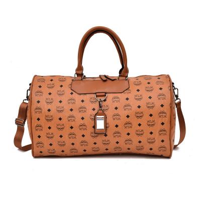 China Wholesale High Quality PU Overnight Duffel Bag For Women Luxury Large Mens Leather Travel Bags Luggage for sale