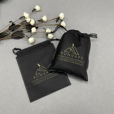 China Custom Pouch Drawstring Clothing Eco-Friendly Plastic Packaging Carry Bag Non-Woven Shopping Bag Non With Printed for sale