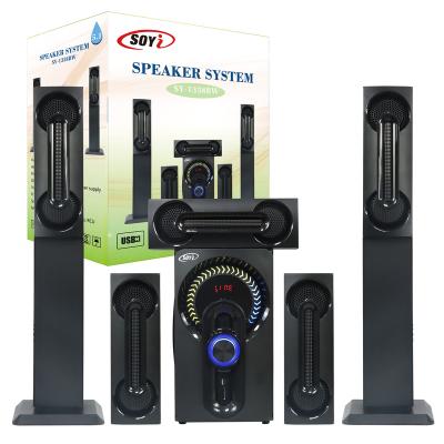 China Mini System 2022 5.1 Speaker Remote Control Subwoofer BT Home Theater Wireless Home Theater System for sale