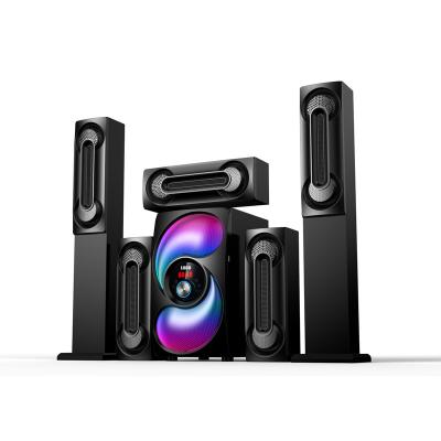 China Wireless Sound Quality Tower Surround - Heavy Bass Subwoofer LED 5.1 Multimedia Speaker Home Theater System Wireless Blue Tooth Party for sale