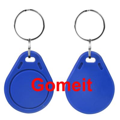 China Waterproof Blue Rfid Key Fob , 125khz / 13.56mhz Access Control Rfid Key Ring for sale