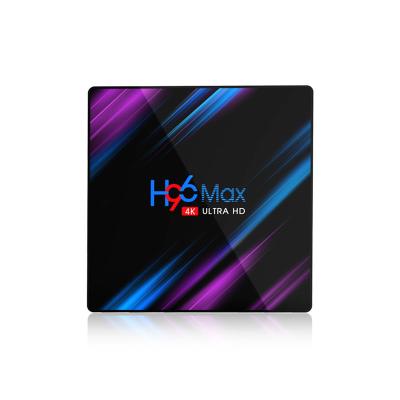 China Android 9.0 Rockchip RK3318 Quad Core 4k Hd Android 9.0 TV Box H 96 Max Android Tv Box 4GB RAM 32GB ROM for sale