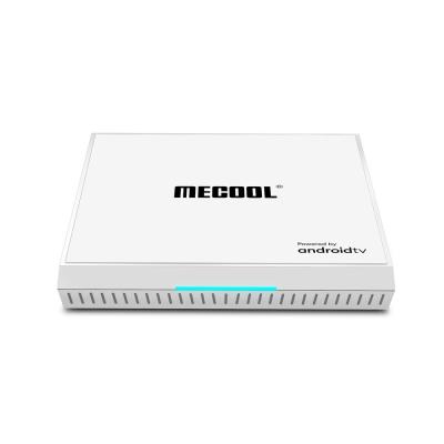 China 4K Resolution 10.0 White Color Android ATV Mecool KM9 Pro Android 9.0 4GB 32GB Google Certified Tv Box for sale