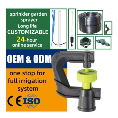 China Agriculture Wholesale irrigation equipment plastic automatic garden nozzle Greenhouse Agriculture Spray Irrigation System Micro Sprinkler for sale