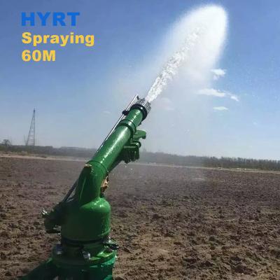 China Long service life Agricultura Long Distance 360 Degree Rotary Big rain gun For Farm Irrigation System Land Metal Material Rain Gun Sprinkler for sale