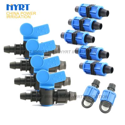 China Simple structure 16mm Drip Tape Irrigation Fittings drip irrigation system for sale