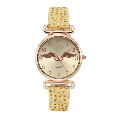 China GADYSON Automatic Date Brand Watch Stain Digital Display Wave Point Leather Strap Ladies Fashion Casual Watch for sale