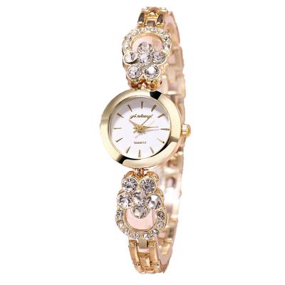 China 2021 Ali Hot Selling Ladies Steel Date Band Automatic Women's Quartz Wrist Watch Diamond Bracelet Watch Small Dial for sale