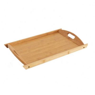 China Eco-Friendly Personalized Cheap Wood Serving Tray Home Wooden Trays With Handle for sale