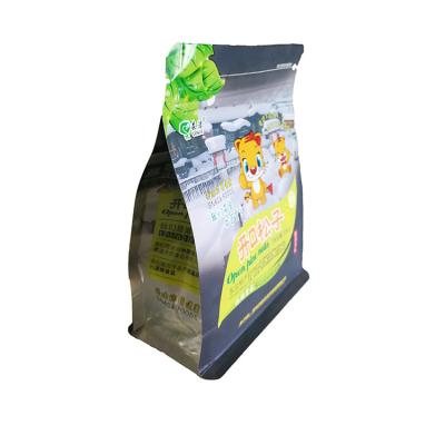 China 100% New Custom Size 1kg 2kg 5kg 1Wheat Material Disposable Flour Vacuum Side Gusset Packaging Bag For Sale for sale