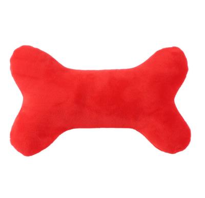 China Viable Pet Toy Dog Toy Plush Bone Teddy Corgi Bites Dog Plush Grinding Training Supplies Wholesale for sale