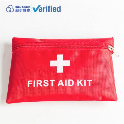 China Household First Aid Kit Bag Top Quality Red Medical First Aid Bag Package Customize Pocket First Aid Kit CE for sale