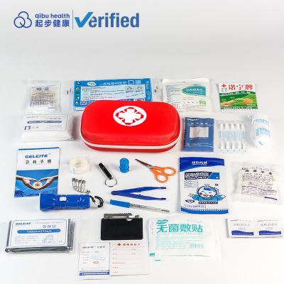 China Medical Outdoor First Aid Kit Household Emergency Travel Red Home Outdoor Storage Bags Custom Logo Box First Aid Student Training Travel Medical for sale