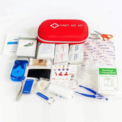 China Portable Essential Injury First Aid Box Waterproof EVA Disposable First Aid Car Kit for Car for sale