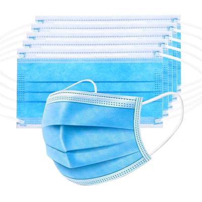 China Nonwoven Skin Friendly People QIBU 3 Disposable Face Mask Normal Ply BFE 95% Factory Approved for sale