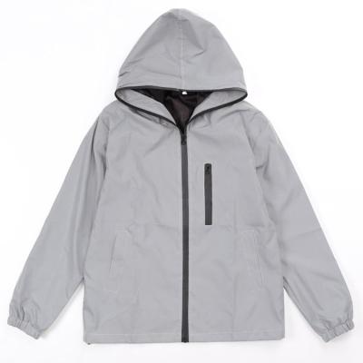 China New Custom Full Flash Hooded Anorak Jacket Reflective Pieces Breathable Both Pants XS-4XL Outerwear for sale