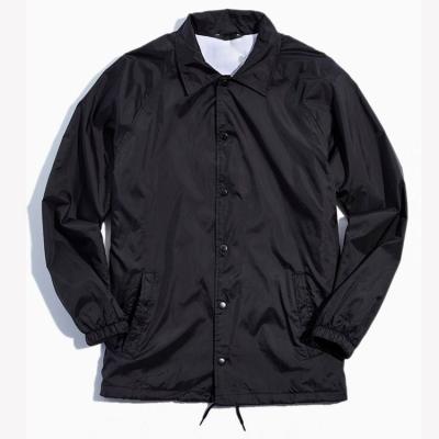 China Custom Drawstring Logo Nylon Men Windbreaker Jacket Waterproof Shinny Men's Breathable Jackets for sale