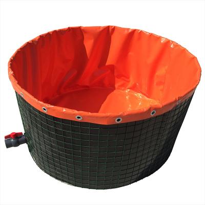 China Wholesale Easy Assembly Super Cheap Factory Round PVC Tarpaulin Foldable Liner For Biofloc Aquarium 1000 2000 3000 Liter Fish Farming Tanks for sale