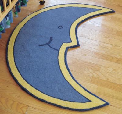 China Cartoon Moon lovely Handtufted Acrylic Children Carpet and Rug Mat for sale