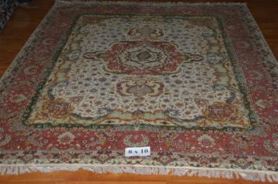 China Handknotted Persian Silk Carpet for sale