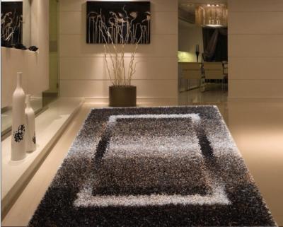 China Modern / Simple / Classic/ fleeciness sense China Made flooring rug carpet black grey soft shaggy rug for sale