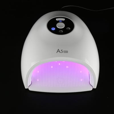 China 2020 Newest LED Gel Rainbow Color OEM 5 LED Nail Lamp 48w Fast Curing UV Nail Dryer for sale