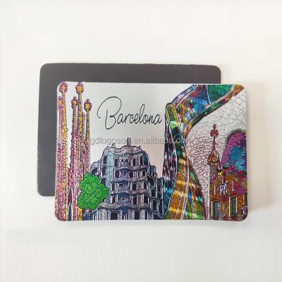 China Mila Theme Barcelona Souvenir Fridge HOT Magnets Nickel Free Custom Home Barcelona Magnets for sale