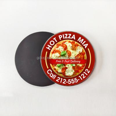 China Fridge Magnet Nickel Free Custom Design For Pizza Restaurant Promotions Gifts Magnet for sale