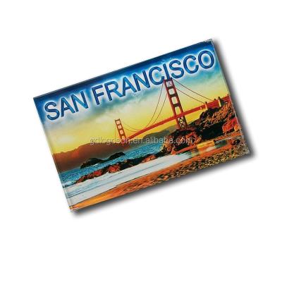 China Shape San Francisco Landmark Golden Gate Bridge Souvenir Fridge Magnets for sale