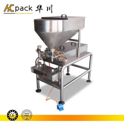 China Semi-automatic double head food new product beverage filling machine/bottle filling machine glass liquid filling machine for sale