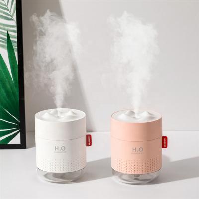 China Car Snow Mountain Humidifier Mini Mist Maker 500ml Air Cooler For Oil Home Air USB Mini Humidifier for sale