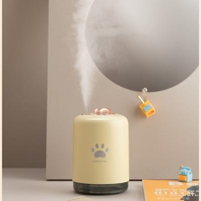 China Feel Comfortable 300ML Mini Ultraschall Luftbefeuchter Umidificador de Ambiente Portable Cute Cat Air Humidifier for Car Travel Home for sale