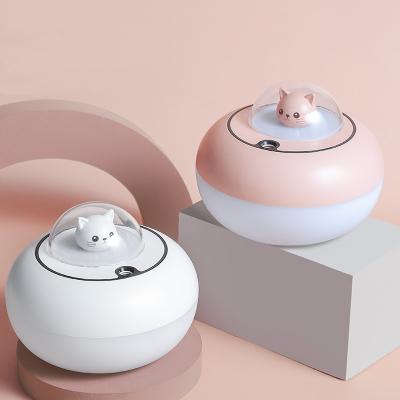 China Color Changing Cute LED Light New Arrival OEM 300ml Kids Humidifier Car Air Humidifier USB Diffuser For Home Babies for sale