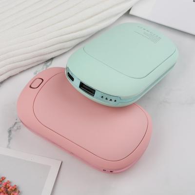 China Outdoor Portable Mini Electric Handwarmer Winter Warming Device 5V Power Bank Large Capacity For Phone for sale