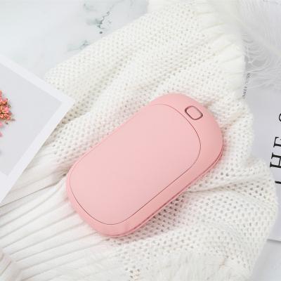 China Factory Hot Sale Electric Power Bank H2 Heater Low MOQ Mini Electric Rechargeable Heated Hand Individual Package for Kids for sale