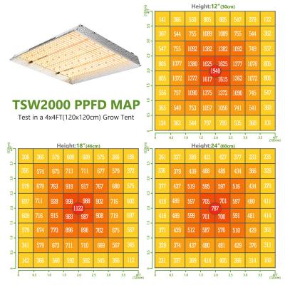 China Seed Starting MarsHydro TSW2000 Greenhouse Grow Lamp Hydroponic Cob Horticulture Light For Indoor Plant Full Spectrum LED Grow Light Bar for sale