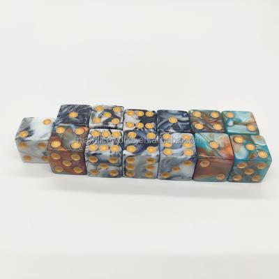 China Discount price high quality buy 6 cube sided dice volume using for roller d&d games colofur 6 sided dice sets for sale