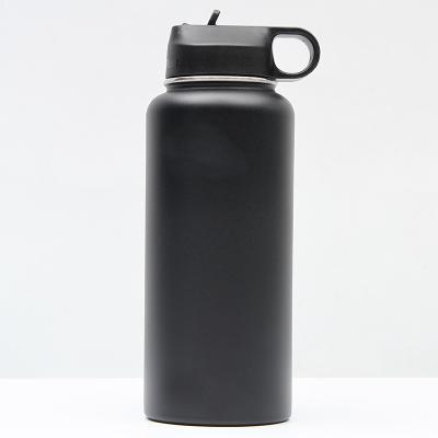 China Vacuum Insulation Gradient Logo Stainless Steel Water Bottle Viable Color Customized Portable Coffee Mugs for sale