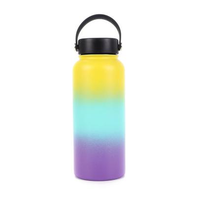 China New Design Sustainable Stainless Steel Water Bottle Custom Logo For Sport Space Luxury Purple Black for sale