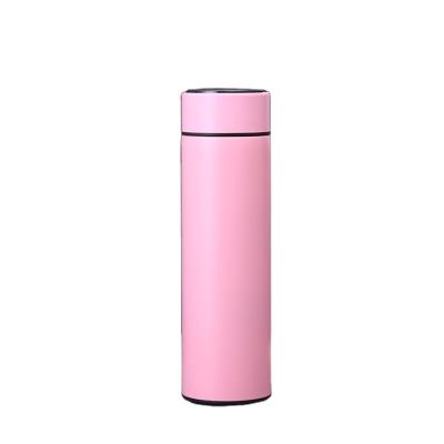 China Customized Viable Portable Water Bottle Stainless Steel Smart Thermo Bottle Sealed Led Digital Display Water Bottle for sale