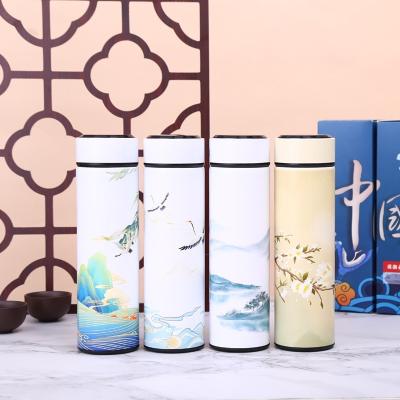 China Viable Wholesale Color Travel Coffee Mug Stainless Steel Water Changing Insulated Mug for sale