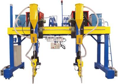 중국 자동적인 H 광속 생산 라인 미사일구조물 유형은 강철 구조물을 위해 용접 기계를 보았습니다 판매용