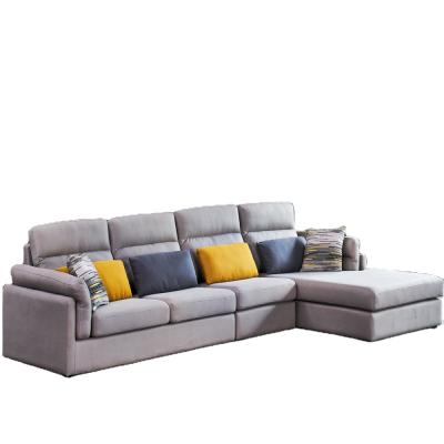 China Modern Home Fabric Modular Sofa Living Room Furniture L Shape Sofa Furniture Set for sale