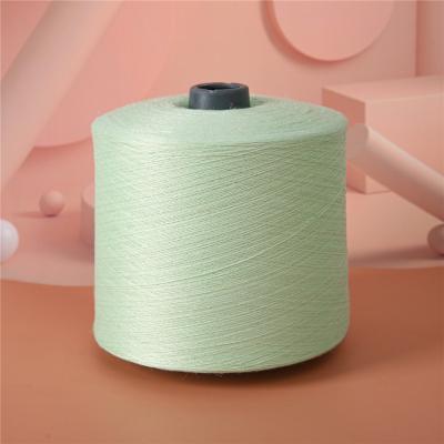 China Antistatic in high quality polyester 22% nylon 5% stock 28/2 viscose 26% flash core 47% gold and silver yarn spun yarn for sale