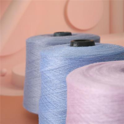 China Good Antistatic Price 28/2 Can Be Woven 47% Polyester 22% Viscose 26% Nylon 5% Silver Corespun High Quality Silver Yarn for sale