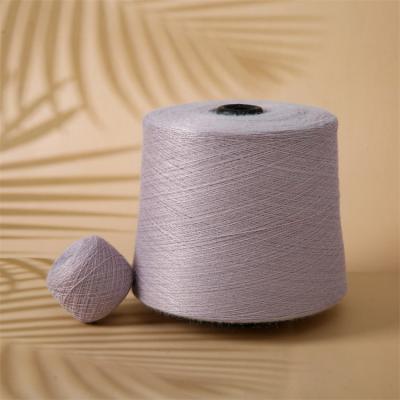 China Hot Sale 50% Anti-Static Viscose 28% Pbt 22% Nylon Rabbit Hair Colored Spun Core Yarn for sale