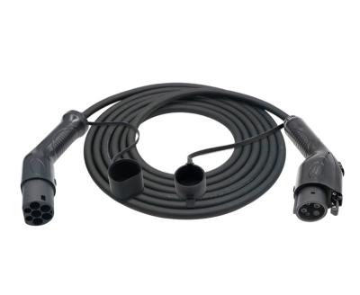 China Electric Vehicle Charging 32A SAE J1772 Type 1 to IEC 62196 Electric Vehicle Charger Mode 3 EV Charging Cable for sale