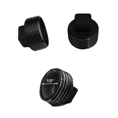 China Pipe Lines Connect 1/2 Inch Black Socket , Malleable Iron Pipe Fittings for sale