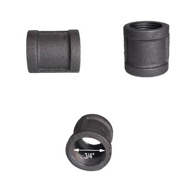 China Pipe lines connect 3/4 inch Gray Coupling, malleable iron pipe fittings for sale